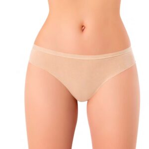 Seamless Cotton Bikini Briefs