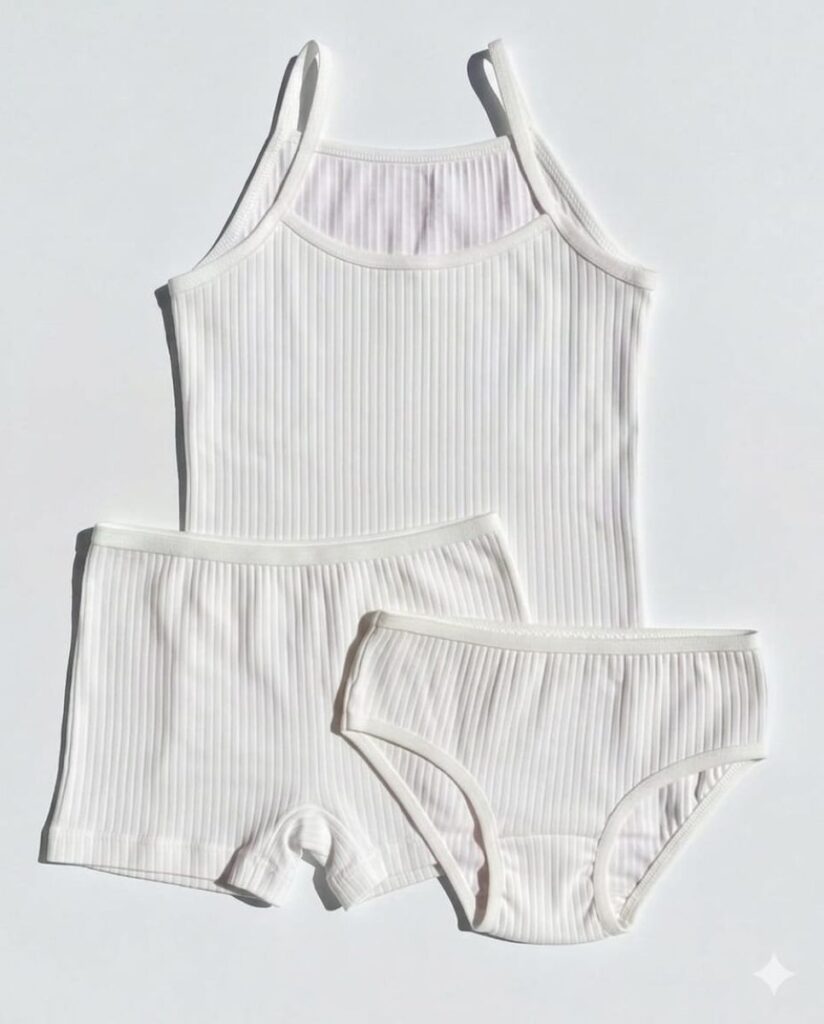 Alora Cotton Kids Set (Top+Slip+Boxer).
